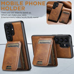 2-in-1 Detachable Oil Wax Leather Case for Samsung Galaxy S26 Ultra