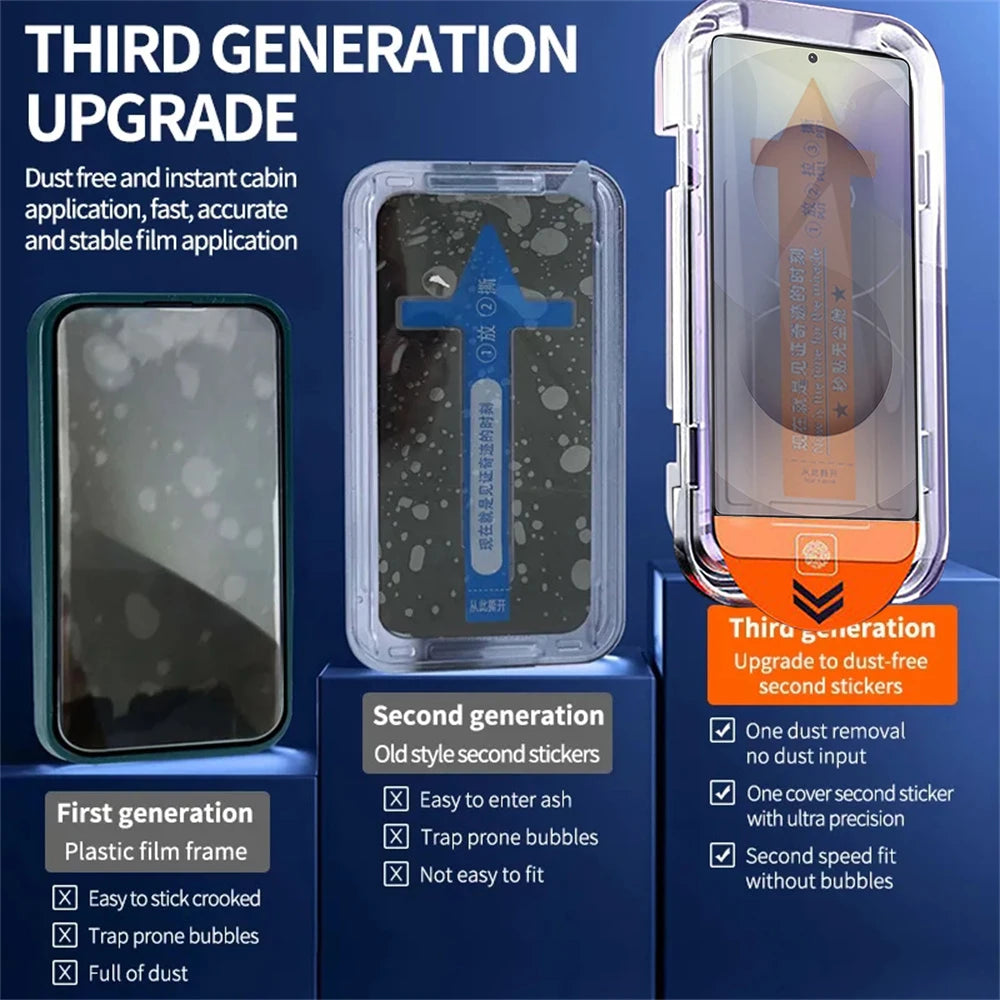 2-Pack Easy Install Tempered Glass Screen Protector for Samsung Galaxy S24 Series