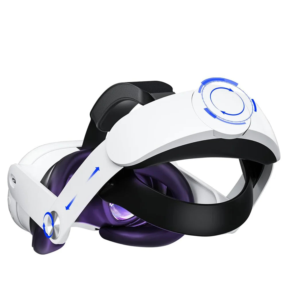 Adjustable Elite Head Strap with Soft Cushion for Meta Quest 3