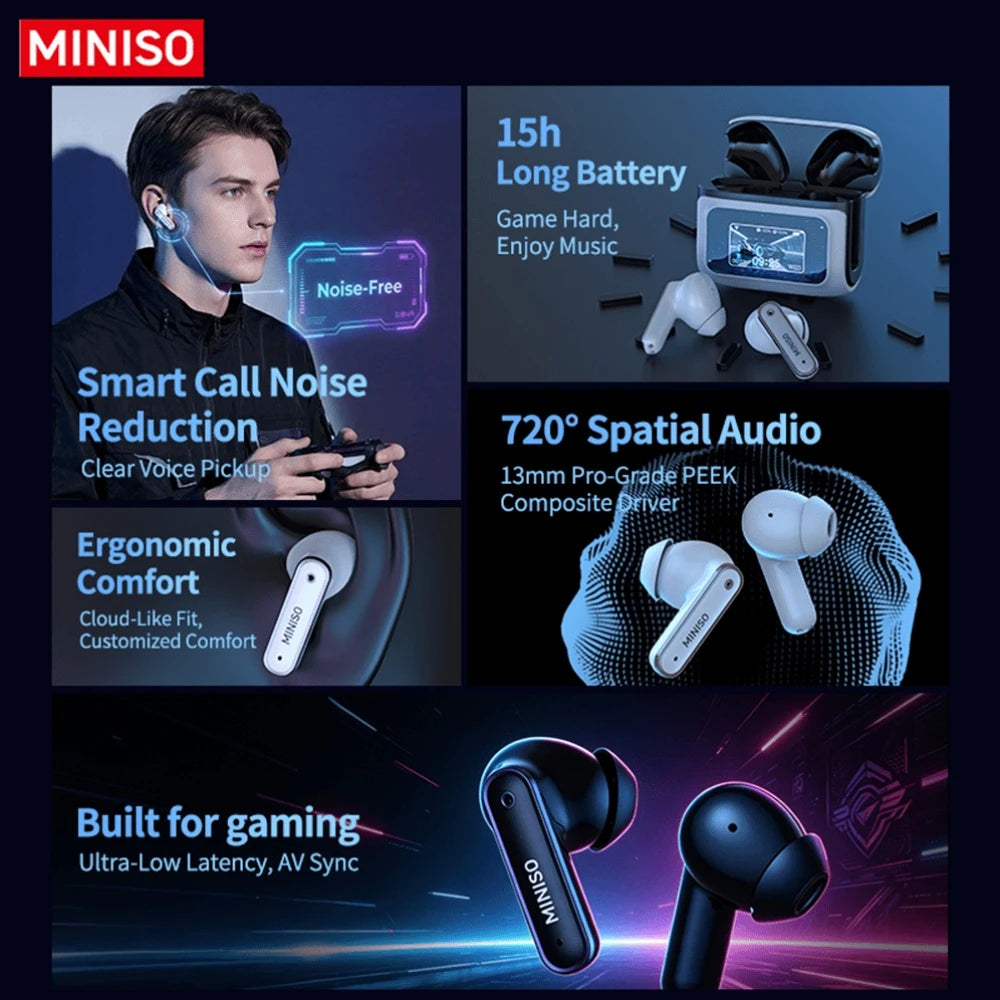 MINISO MS128 Low Latency Gaming Earbuds