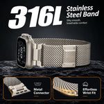 Stainless Steel Mesh Band with Magnetic Buckle for Apple Watch
