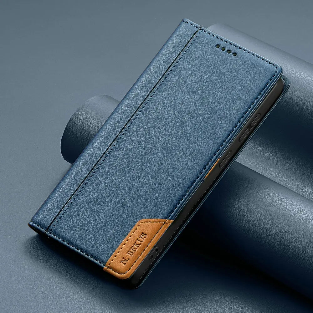 Luxury Leather Flip Wallet Case for Samsung Galaxy S26 Series