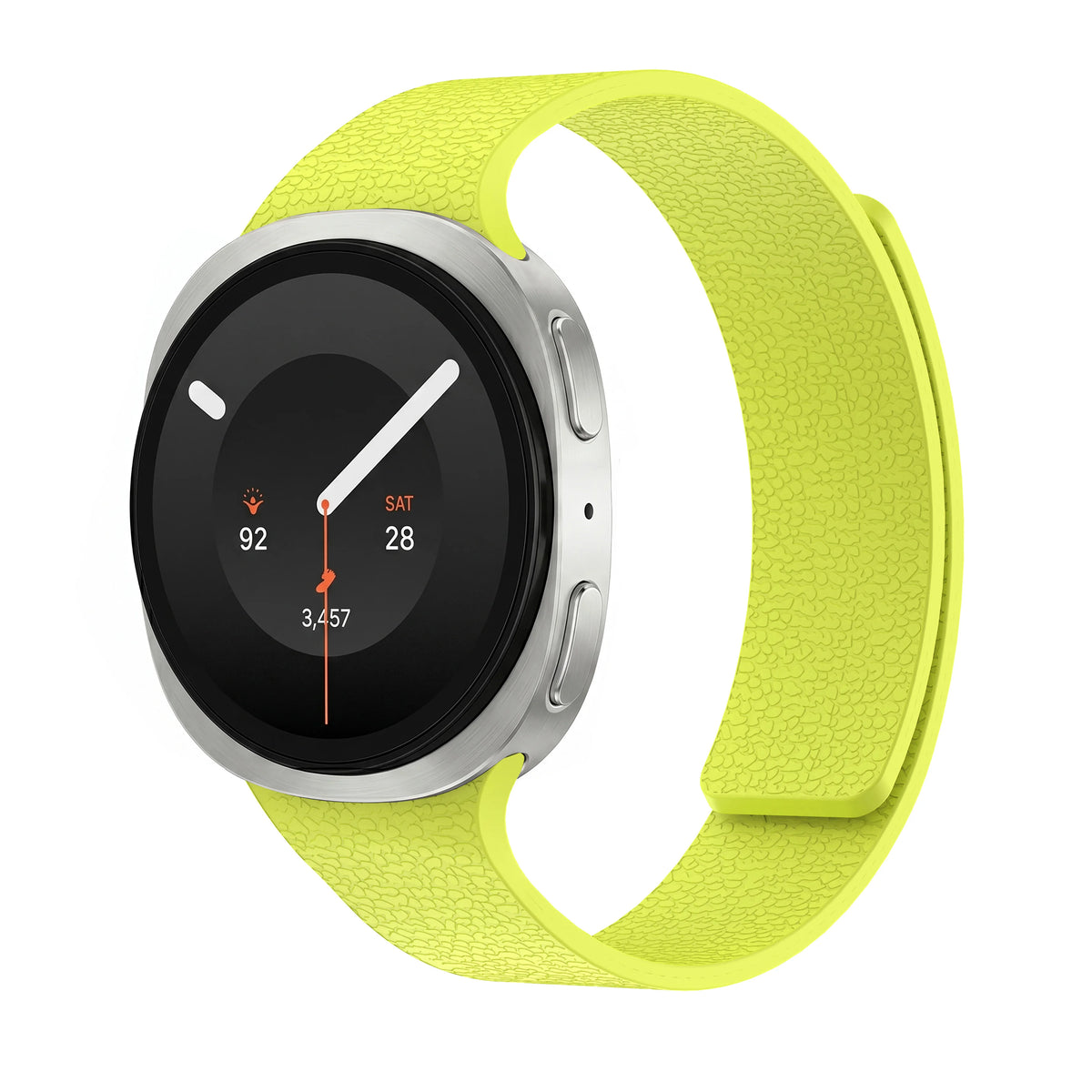 Textured Sport Silicone Watch Band with Magnetic Clasp for Samsung Galaxy Watch 9