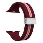 Textured Dual-Layer Band with Pin-and-Hole Adjustment for Apple Watch