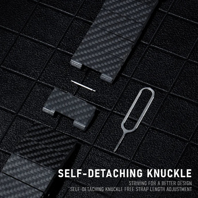 No-Gap Carbon Fiber Style Band for Samsung Galaxy Watch 6 & Galaxy Watch 6 Classic