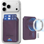 Magnetic Leather Stand Card Holder for iPhone