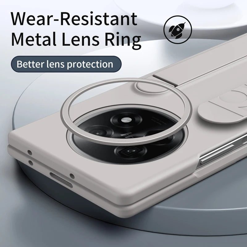 Premium Skin-Friendly PC Case with Invisible Stand for OPPO Find N5