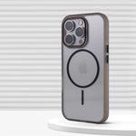 Transparent Silicone Bumper MagSafe Case with Integrated Alignment Ring for iPhone 13 Series