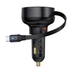 Baseus 60W PD Car Charger with Retractable Cable