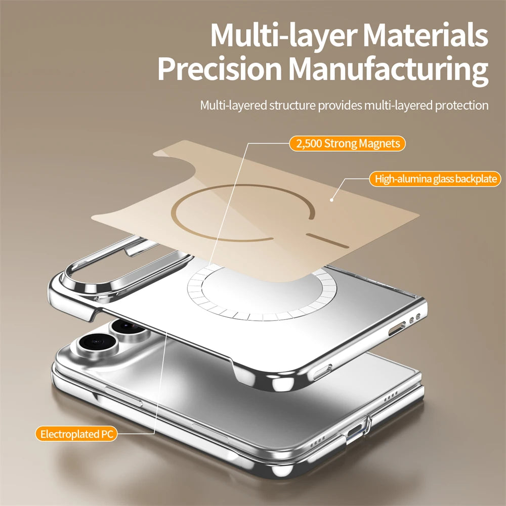 Tempered Glass Screen Protector Case with MagSafe Compatibility for iPhone Duo