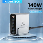 Asometech 140W GaN 5-Port USB Charger