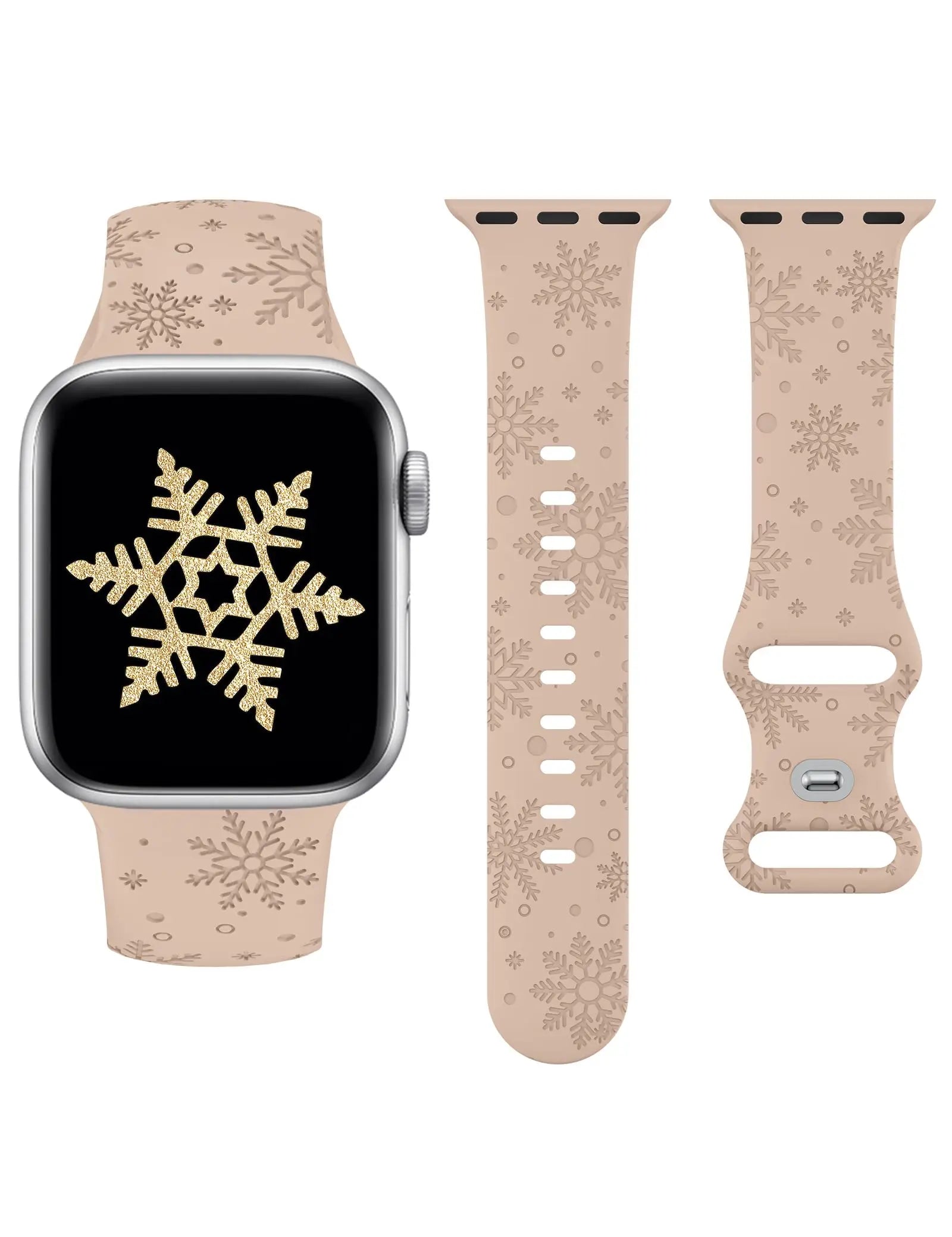 Christmas Snowflake Silicone Band for Apple Watch