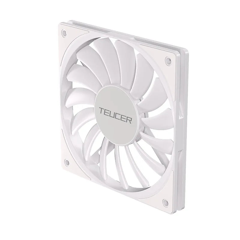 TEUCER 120mm x 12mm Slim Fan for Mini-ITX Builds and Low Profile Coolers