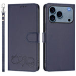 Heart Pattern Flip Wallet Case for iPhone 17 Series