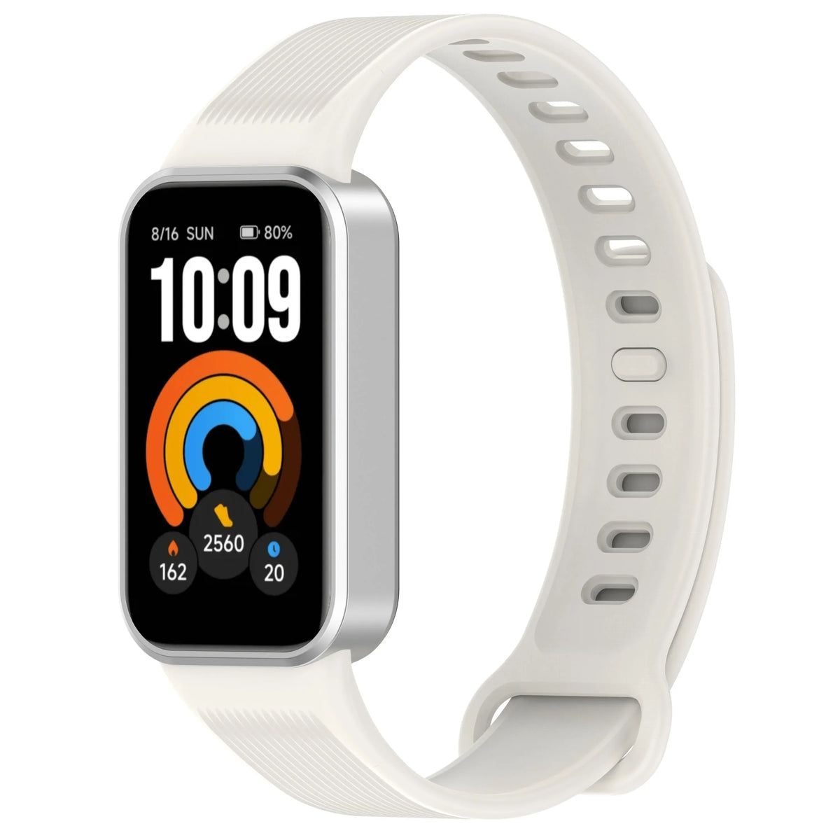 Silicone Ribbed Band with Adjustable Buckle for Xiaomi Smart Band 11 Active