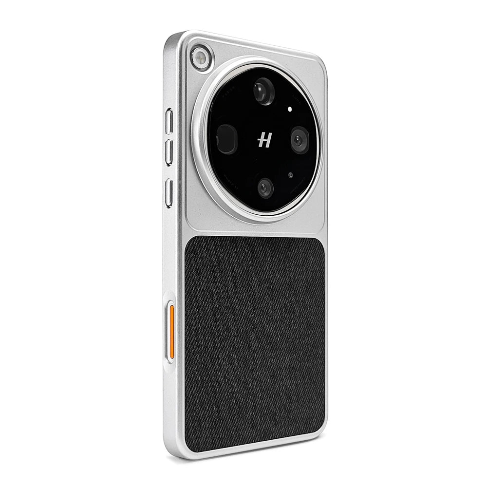 Slim Linen Fiber Wireless Charging Case with Aluminum Frame for OPPO Find X9s Pro