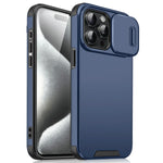 Heavy-Duty Shockproof Case with Sliding Camera Protector for iPhone 16 Series