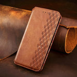 Premium Leather Flip Wallet Case for iPhone 17 Series