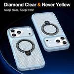 Shockproof MagSafe Case with 360° Rotating Ring Stand for iPhone 18 Series