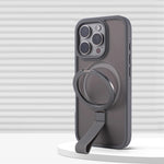 Shockproof Matte MagSafe Case with Stand for iPhone 15 Series
