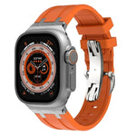 Apple Watch Flexible Rubber Band with Secure Clasp