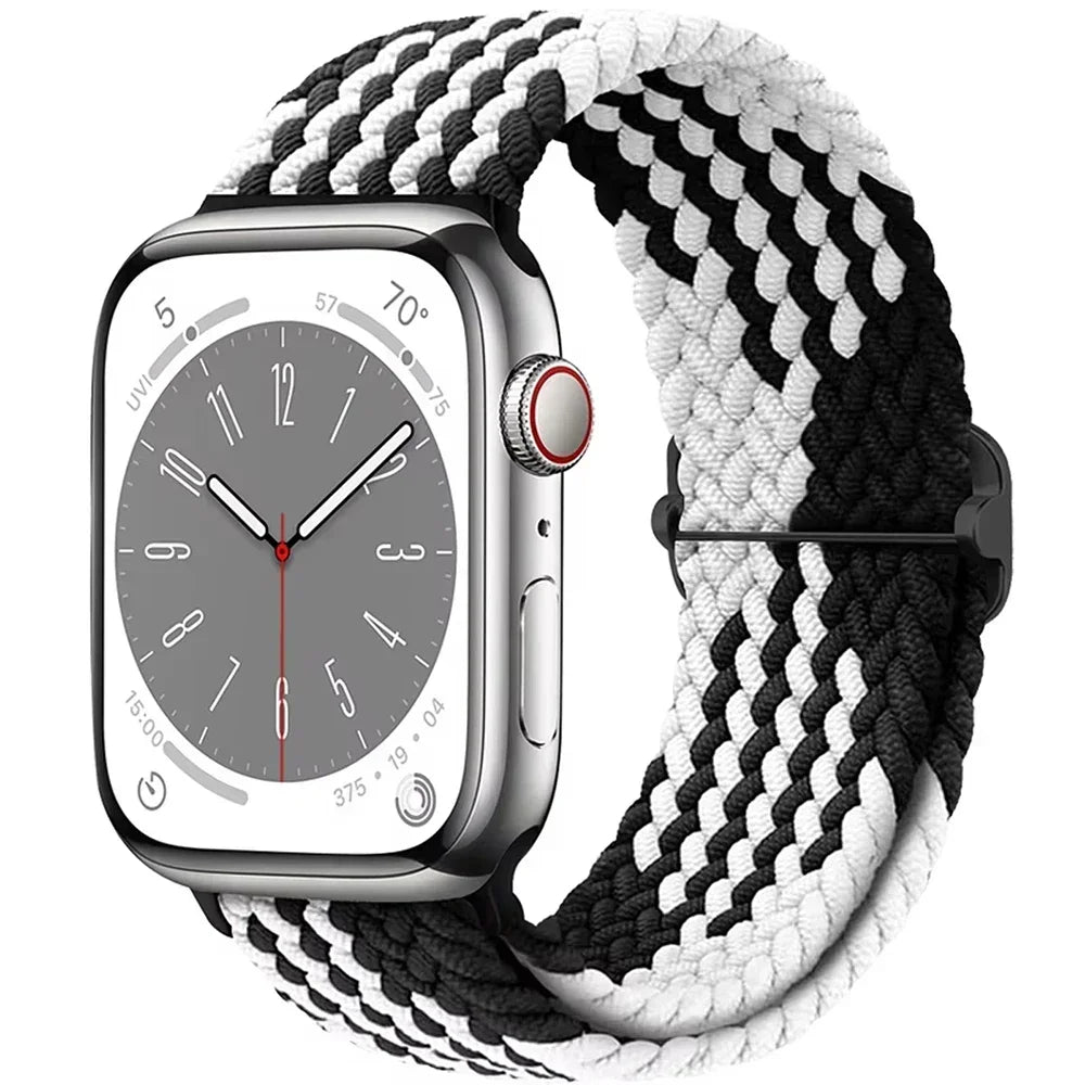Stretchable Braided Loop Band for Apple Watch