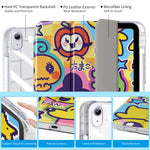 Frosted Transparent Folio Case with Folding Stand for iPad Air M4