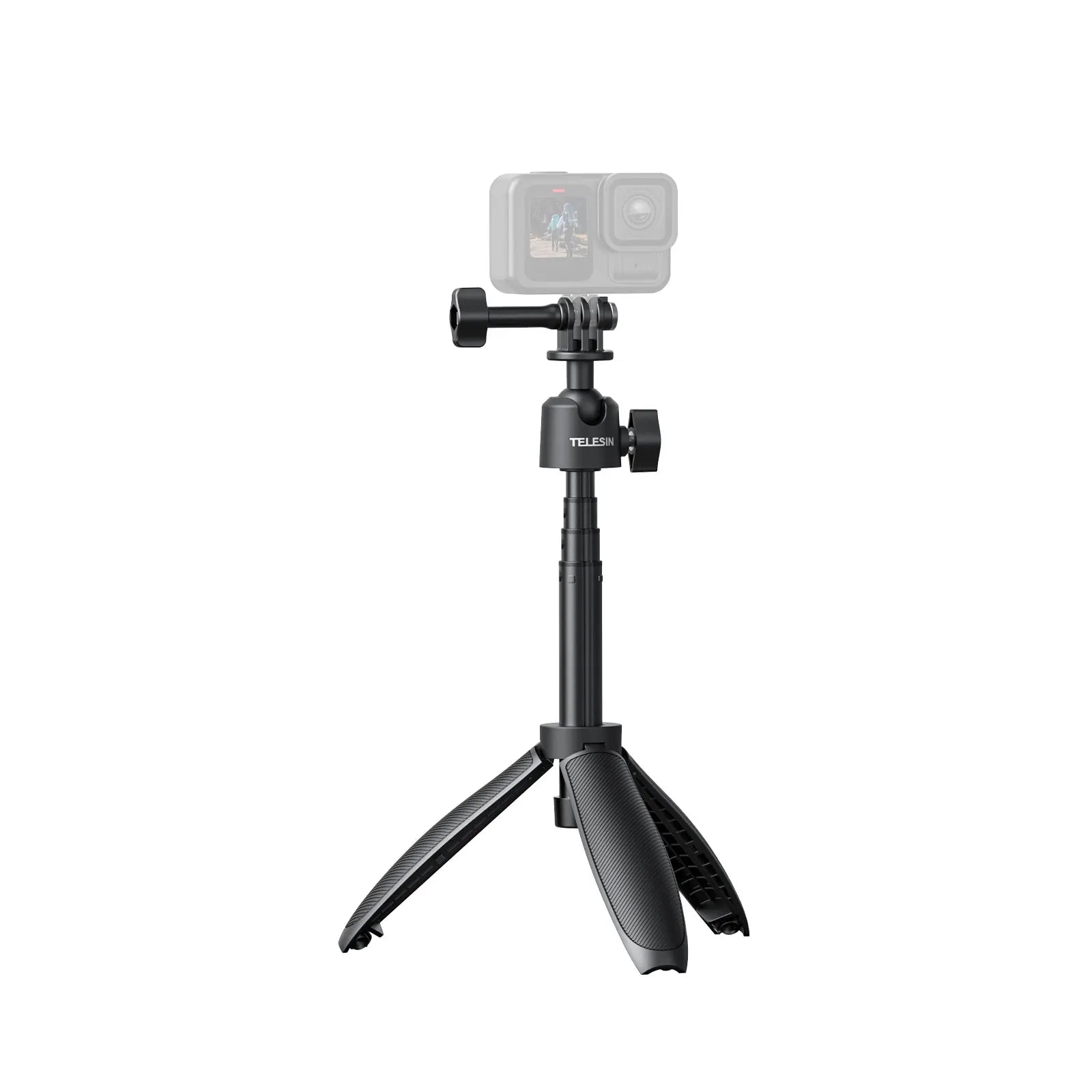 TELESIN Aluminum Alloy Mini Selfie Stick for Action Cameras