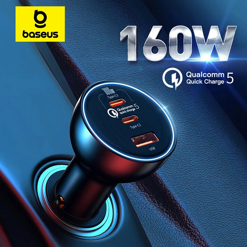 Baseus 160W High-Power Car Charger