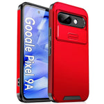 Heavy-Duty Rugged Armor Case with Sliding Camera Protection for Google Pixel 9A