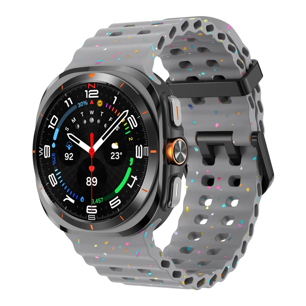 Quick-Release Water-Resistant Sport Watch Bands for Samsung Galaxy Watch Ultra
