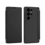 Flip Liquid Silicone Case with Card Slot for Samsung Galaxy S24 Series