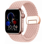 Stretchable Braided Solo Loop with Magnetic Closure for Apple Watch