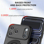 Premium Liquid Silicone MagSafe Case with Ring Stand for iPhone 17 Series