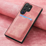 Luxury PU Leather Magnetic Card Slot Wallet Cover for Samsung Galaxy S24 Series