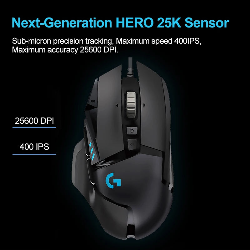 Logitech G502 HERO Wired E-Sports Mouse