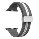 Textured Dual-Layer Band with Pin-and-Hole Adjustment for Apple Watch