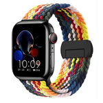 Stretchable Braided Solo Loop with Magnetic Closure for Apple Watch