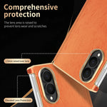 Luxury Velvet Texture Leather Protective Case for Samsung Galaxy Z Fold 8