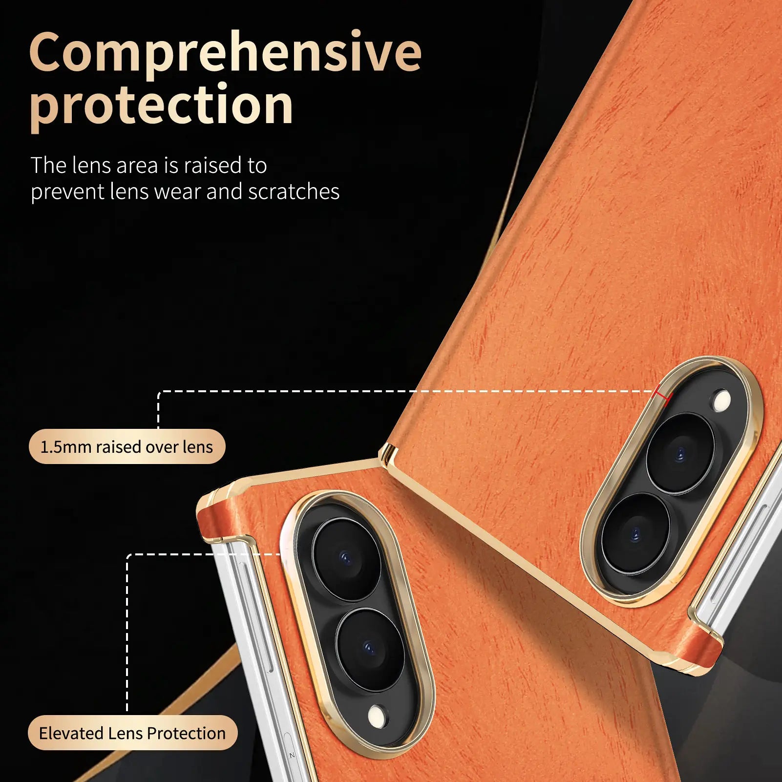 Luxury Velvet Texture Leather Protective Case for Samsung Galaxy Z Fold 8