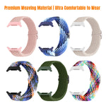 Nylon Woven Adjustable Buckle Watch Band for Samsung Galaxy Watch Ultra 2