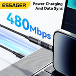 Essager USB-C to Lightning OTG Adapter with Digital Display