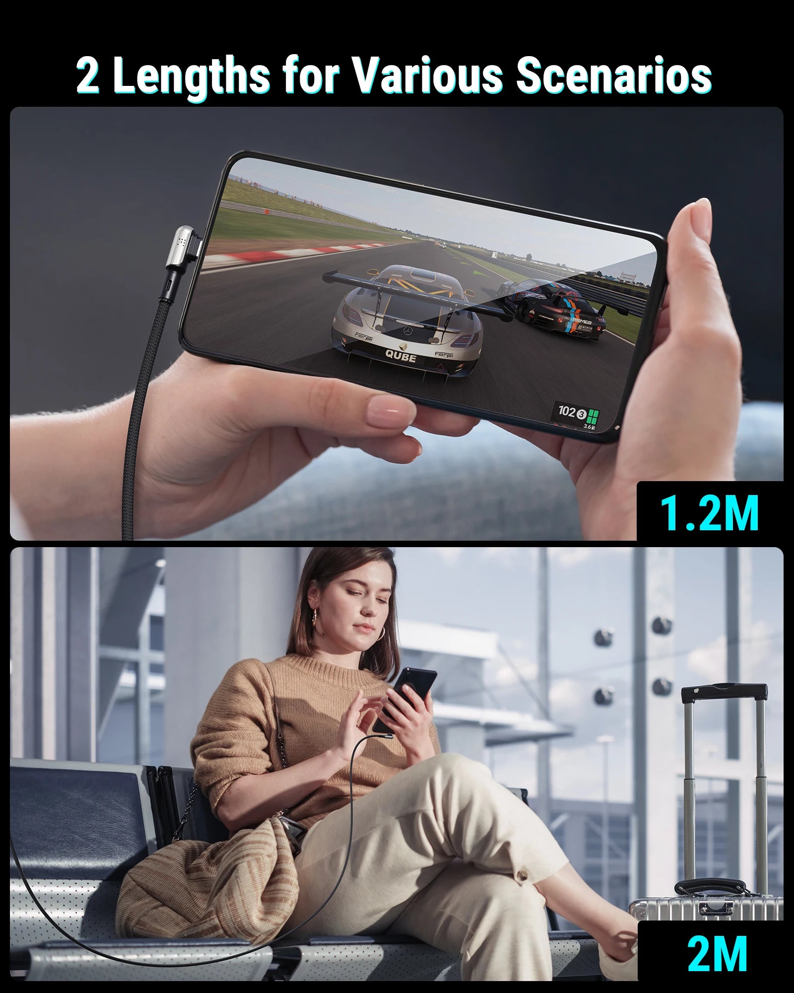 VOLTME 100W USB-C to USB-C Fast Charging Cable