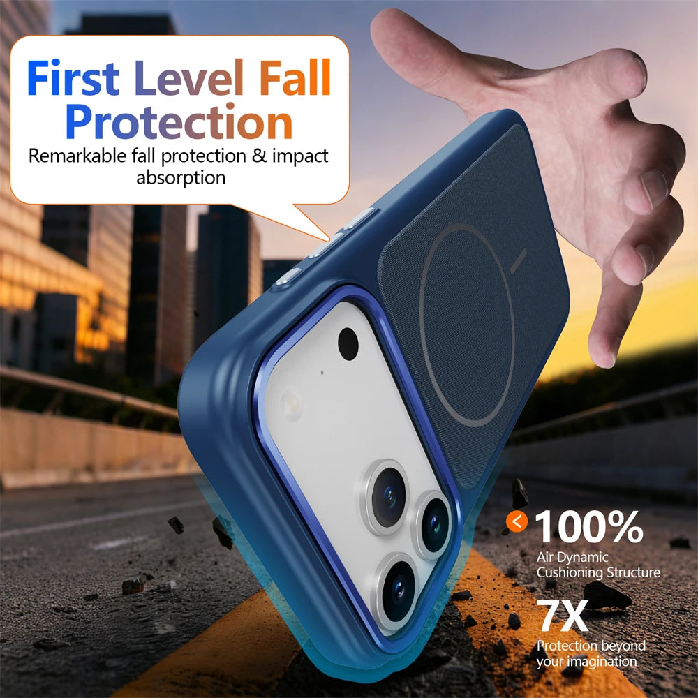 Premium Woven MagSafe Protective Case for iPhone 17 Series