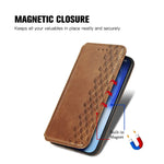 Premium Leather Flip Wallet Case for iPhone 17 Series