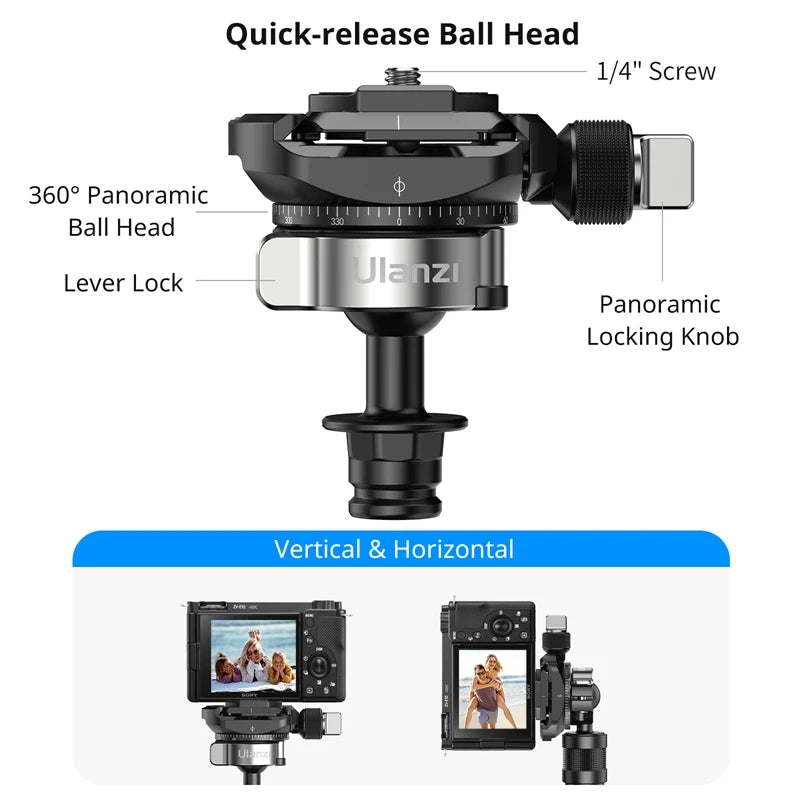 Ulanzi TT35 Mini Tripod with Adjustable Legs