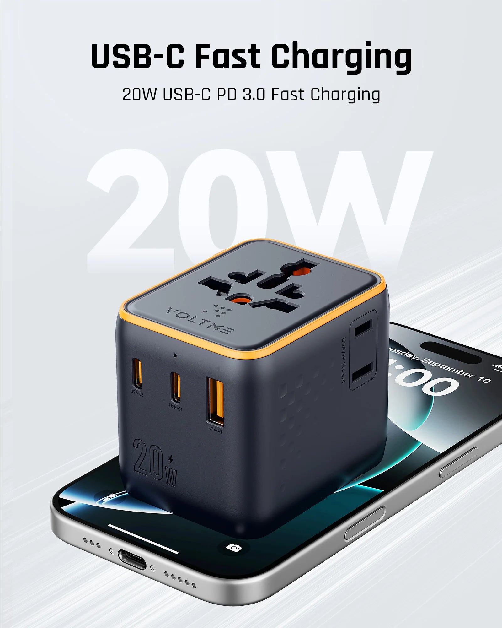VOLTME PD 20W GaN Travel Charger