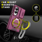 Protective Case with Rotating Magnetic Ring for Samsung Galaxy Z Fold 8