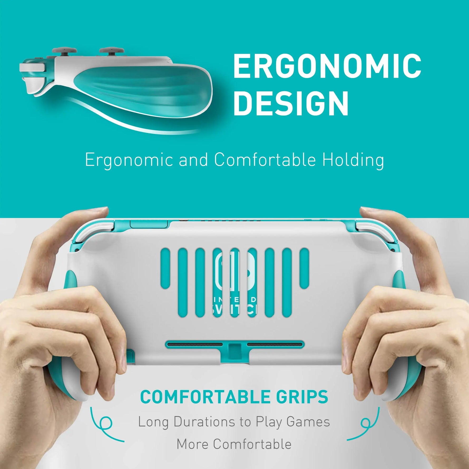 Ergonomic Grip Handle for Nintendo Switch Lite
