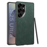 Comfortable Suede Velvet Leather Phone Case with Lens Guard for Samsung Galaxy S25 Ultra